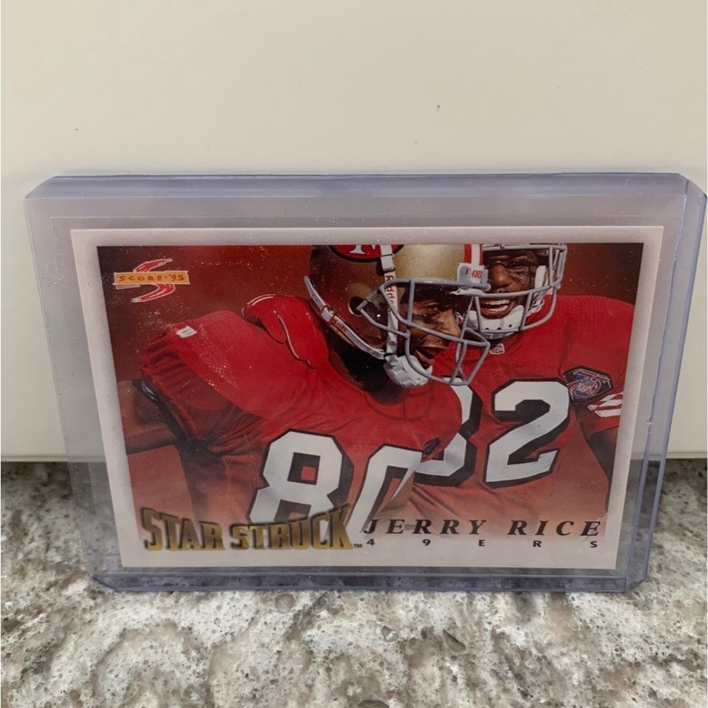 Jerry Rice Rookie Card 1995 - Picture 2 of 2